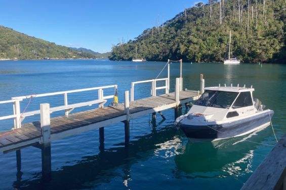Boating in Queen Charlotte Sound